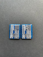 Thin Blue Line Xray Markers, Rectangle, Back The Blue, Police, Support