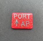 Portable Upright AP Xray Marker, Portable, Erect, Rectangle, Glitter, Mobile