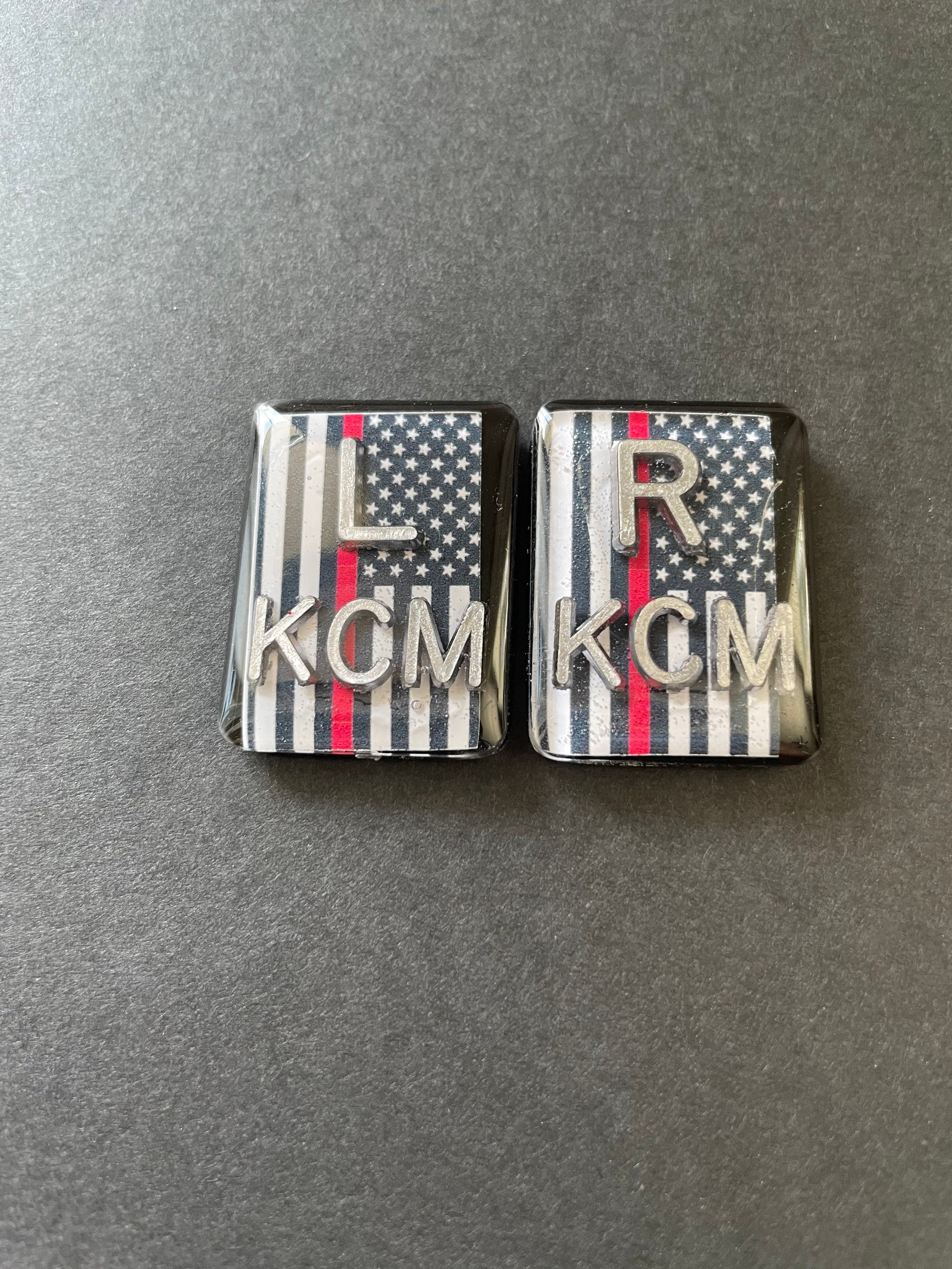 Thin Red Line Xray Markers, Rectangle, Firefighter, Support