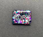 Portable Xray Marker, Port, Mobile, Large Rectangle, Glitter