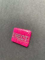 Erect Upright Xray Marker, Glitter, Large Rectangle