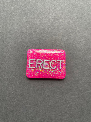 Erect Upright Xray Marker, Glitter, Large Rectangle