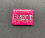 Erect Upright Xray Marker, Glitter, Large Rectangle