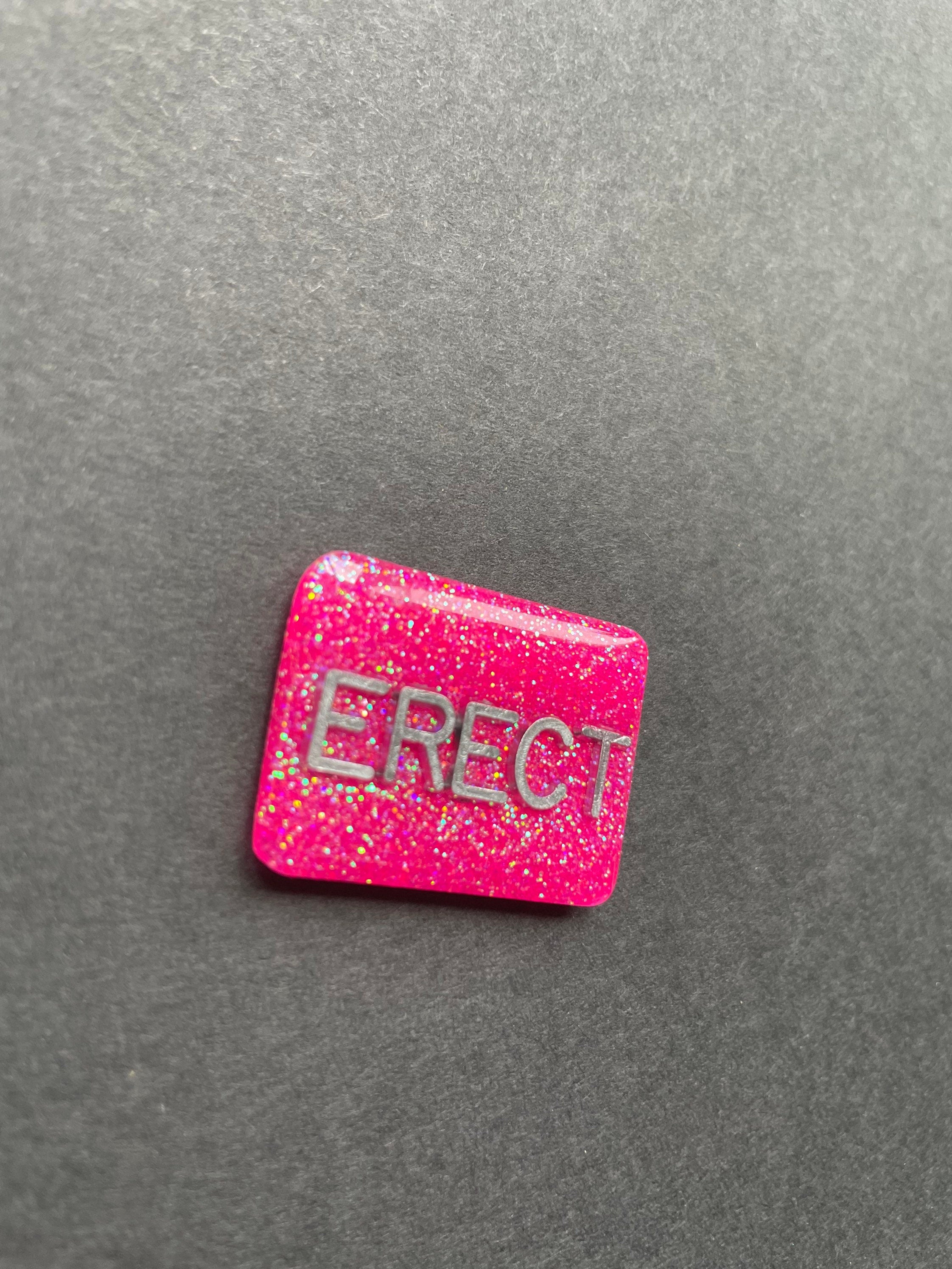 Erect Upright Xray Marker, Glitter, Large Rectangle