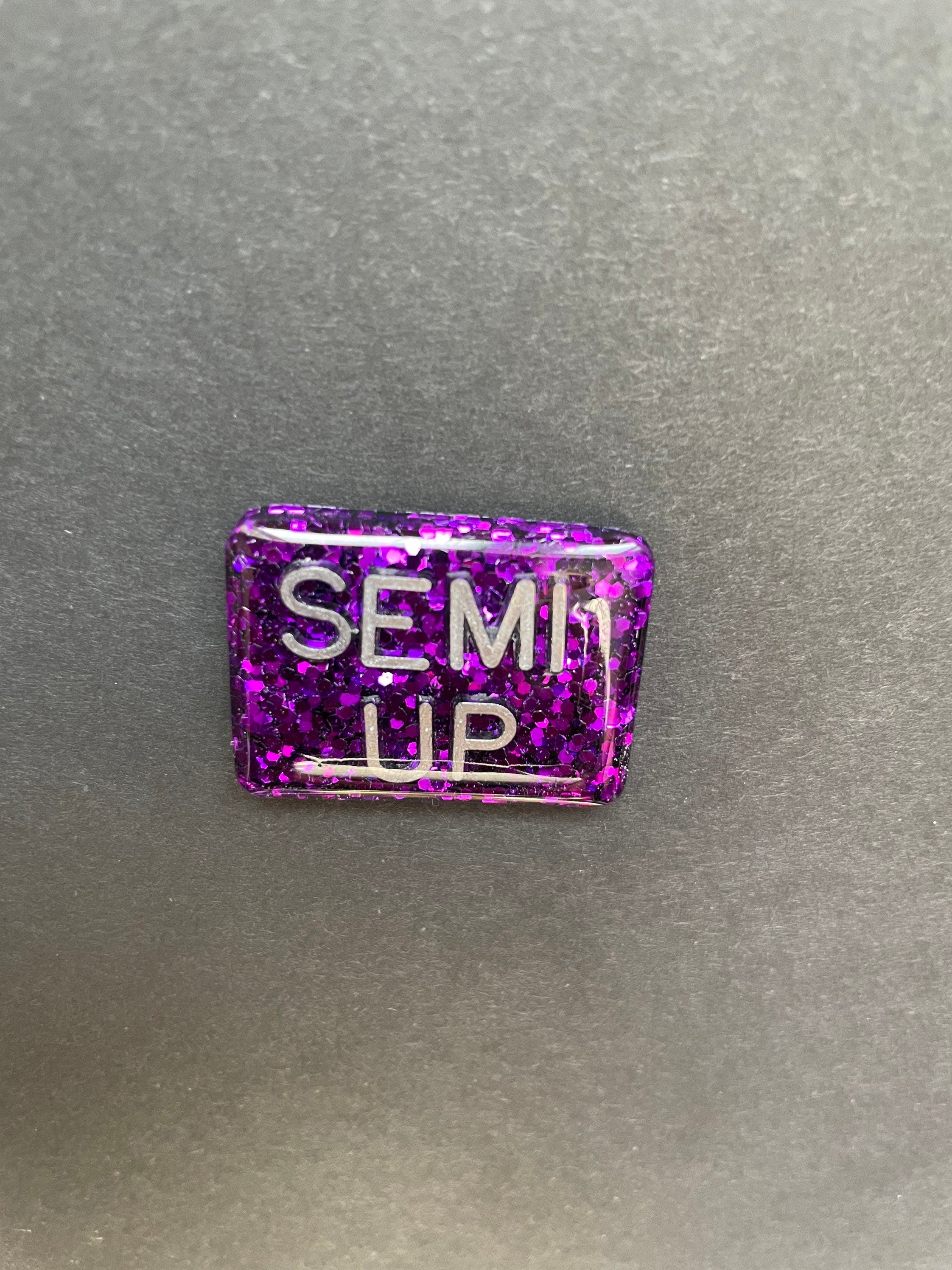 Semi Up Xray Marker, Position Indicator, Word Xray Markers, Rectangle, Glitter, Semi Erect