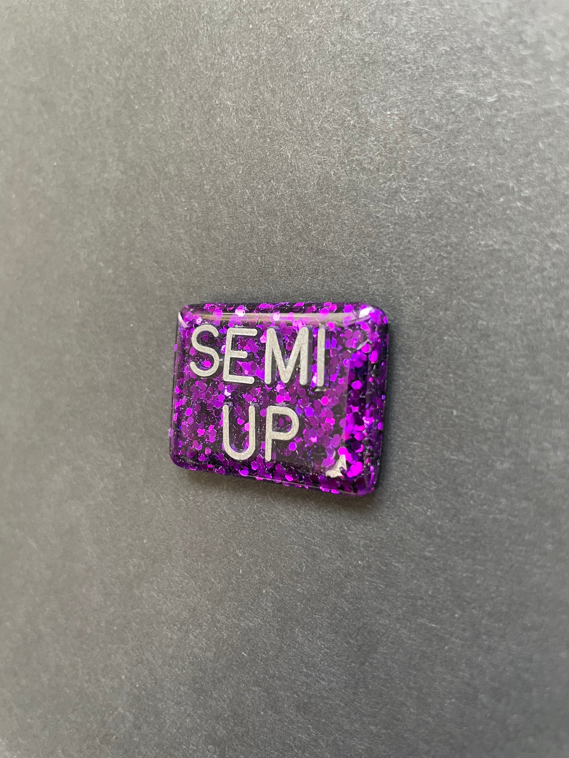 Semi Up Xray Marker, Position Indicator, Word Xray Markers, Rectangle, Glitter, Semi Erect