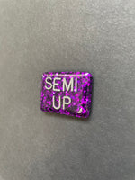 Semi Up Xray Marker, Position Indicator, Word Xray Markers, Rectangle, Glitter, Semi Erect