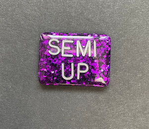 Semi Up Xray Marker, Position Indicator, Word Xray Markers, Rectangle, Glitter, Semi Erect