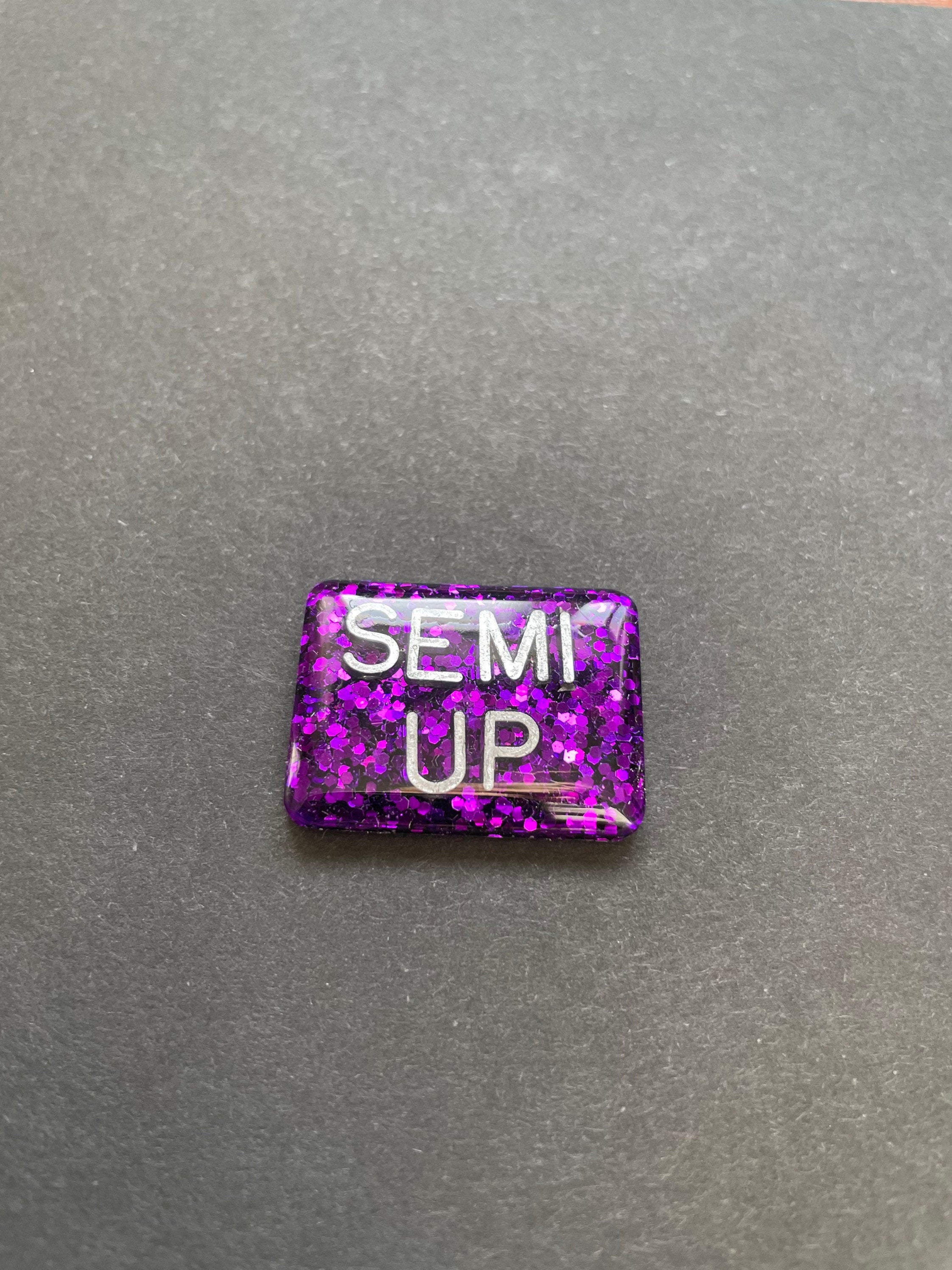 Semi Up Xray Marker, Position Indicator, Word Xray Markers, Rectangle, Glitter, Semi Erect