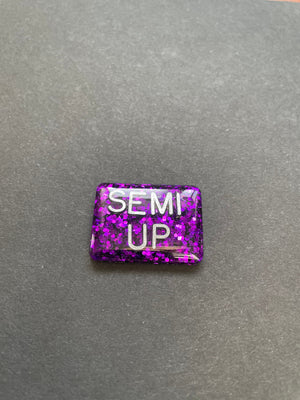 Semi Up Xray Marker, Position Indicator, Word Xray Markers, Rectangle, Glitter, Semi Erect