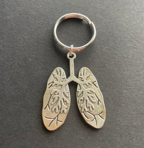 Lungs Keychain, Medical, Gift, Anatomy, Thorax, Pulmonary, Pulmonologist