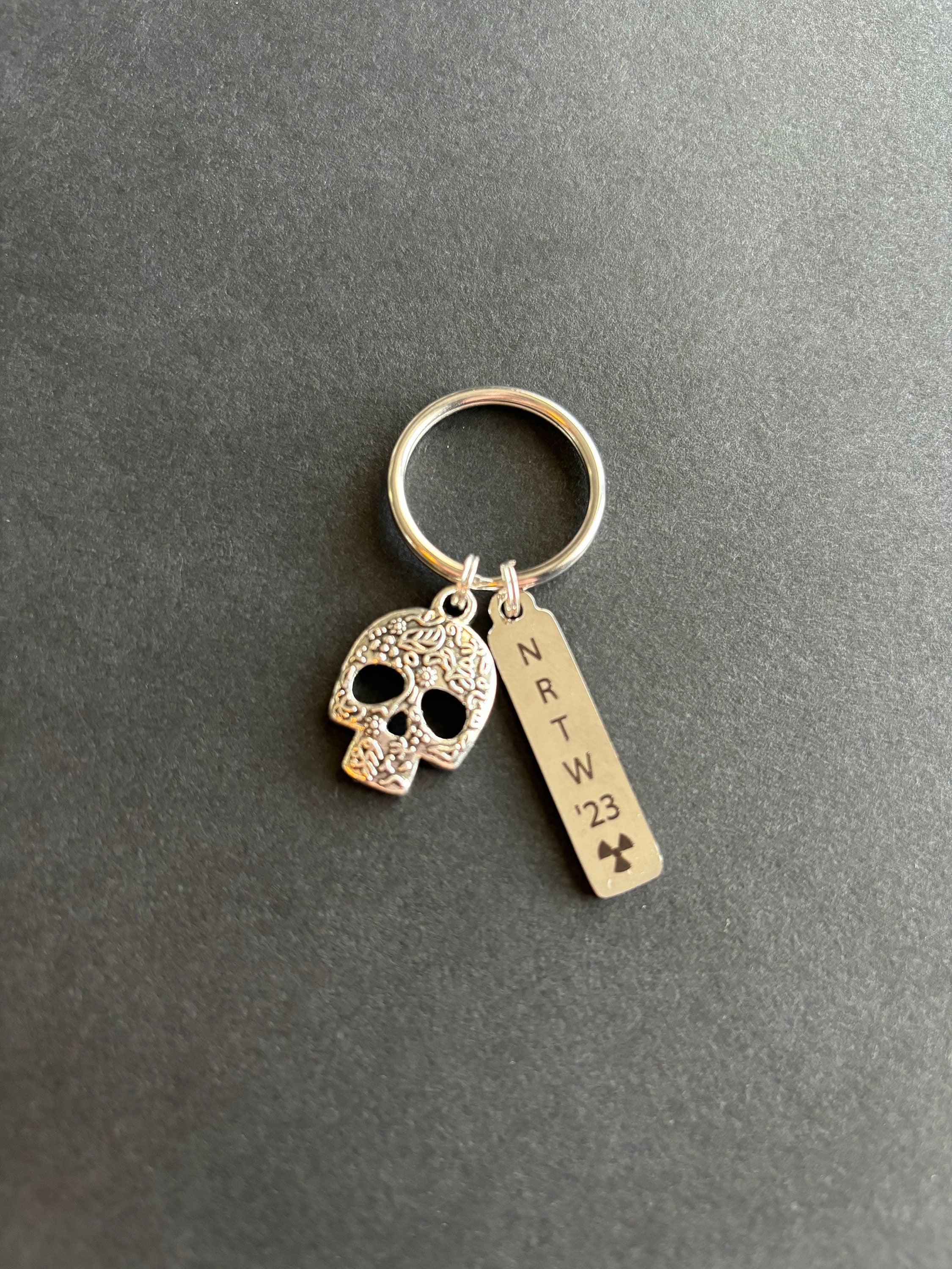 NRTW 2023 Keychain, Caduceus, National Rad Tech Week, Radiology Keychain, Rad Tech, Skeleton, Xray Tech,Skeleton, Skull, Gift