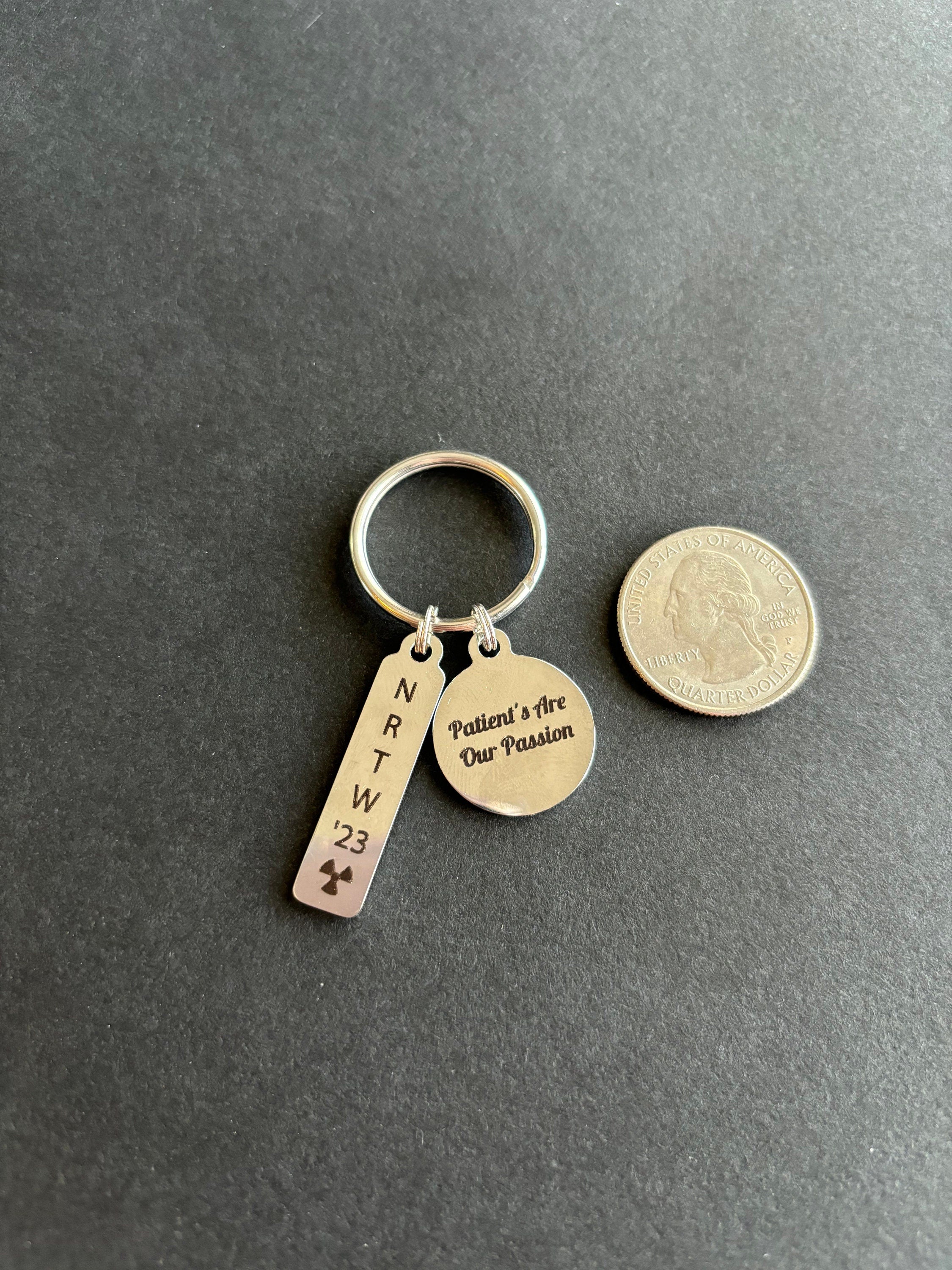 NRTW 2023 Keychain, Patient's Are Our Passion, National Rad Tech Week, Radiology Keychain, Rad Tech, Skeleton, Xray Tech, Caduceus, Gift