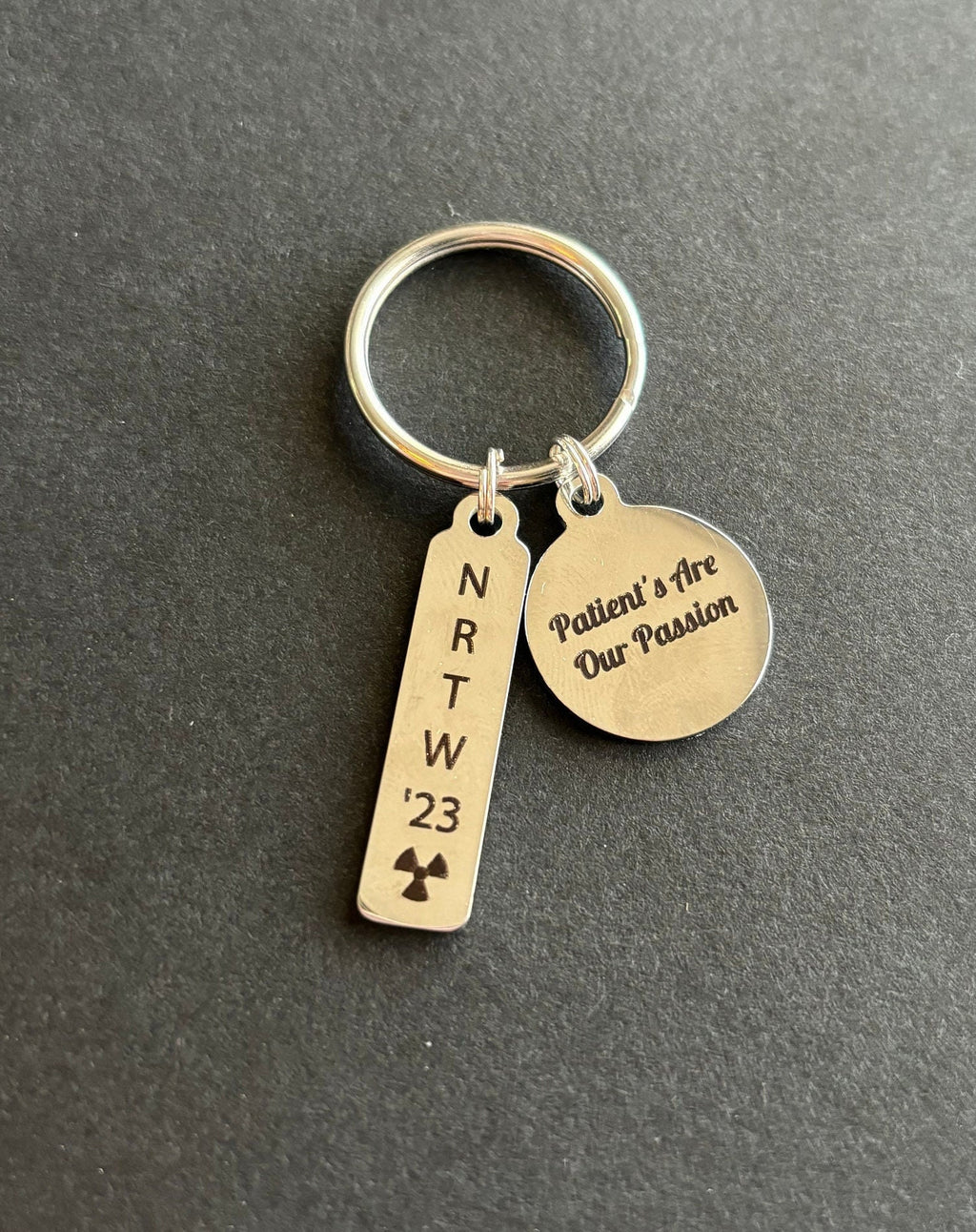 NRTW 2023 Keychain, Patient's Are Our Passion, National Rad Tech Week, Radiology Keychain, Rad Tech, Skeleton, Xray Tech, Caduceus, Gift