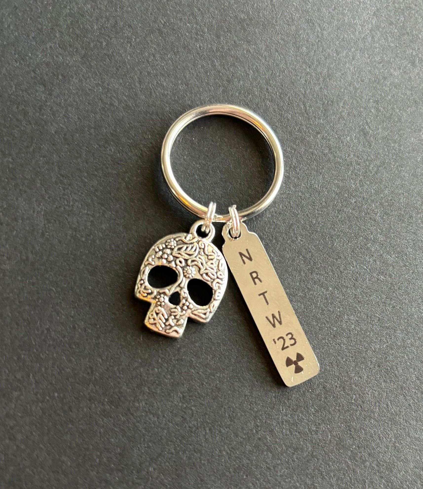 NRTW 2023 Keychain, Skull, National Rad Tech Week, Radiology Keychain, Rad Tech, Skeleton, Xray Tech,Skeleton, Caduceus, Gift