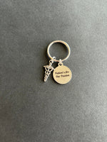 NRTW Keychain, Patient's Are Our Passion, Skeleton, National Rad Tech Week, Radiology Keychain, Rad Tech, Xray Tech, Caduceus, Gift