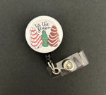 Christmas Tree Cakes Badge Holder, Retractable ID Badge Reel, Tis The Season, Little Debbie, Snack Cake, Cute, Gift