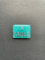 Cross Table Xray Marker, X Table Xray Markers, X-Table, Glitter, Rectangle, Word Xray Markers, Projection, Position