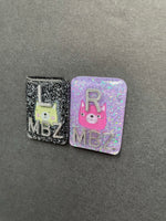 Cute Kitty Cat Xray Markers, Rectangle, Glitter, Cat X-ray Markers, With 2 or 3 Initials