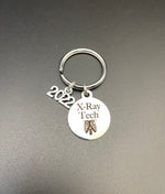 Rad Tech Graduation Gift, 2022, X-ray Tech Keychain, Radiology, X-Ray Tech