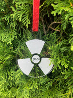 Radiology Christmas Ornament, Radiation Symbol, Ornament, Xray, CT Scan, Radiation Therapist