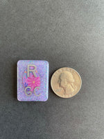 Easter Egg Xray Markers, With 2 or 3 Initials, Rectangle, Glitter