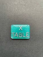 Cross Table Xray Marker, X Table Xray Markers, X-Table, Glitter, Rectangle, Word Xray Markers, Projection, Position