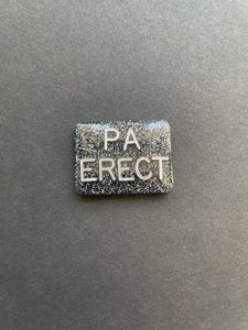 PA ERECT Xray Markers, Rectangle, Glitter, Upright, Arrow