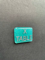 Cross Table Xray Marker, X Table Xray Markers, X-Table, Glitter, Rectangle, Word Xray Markers, Projection, Position