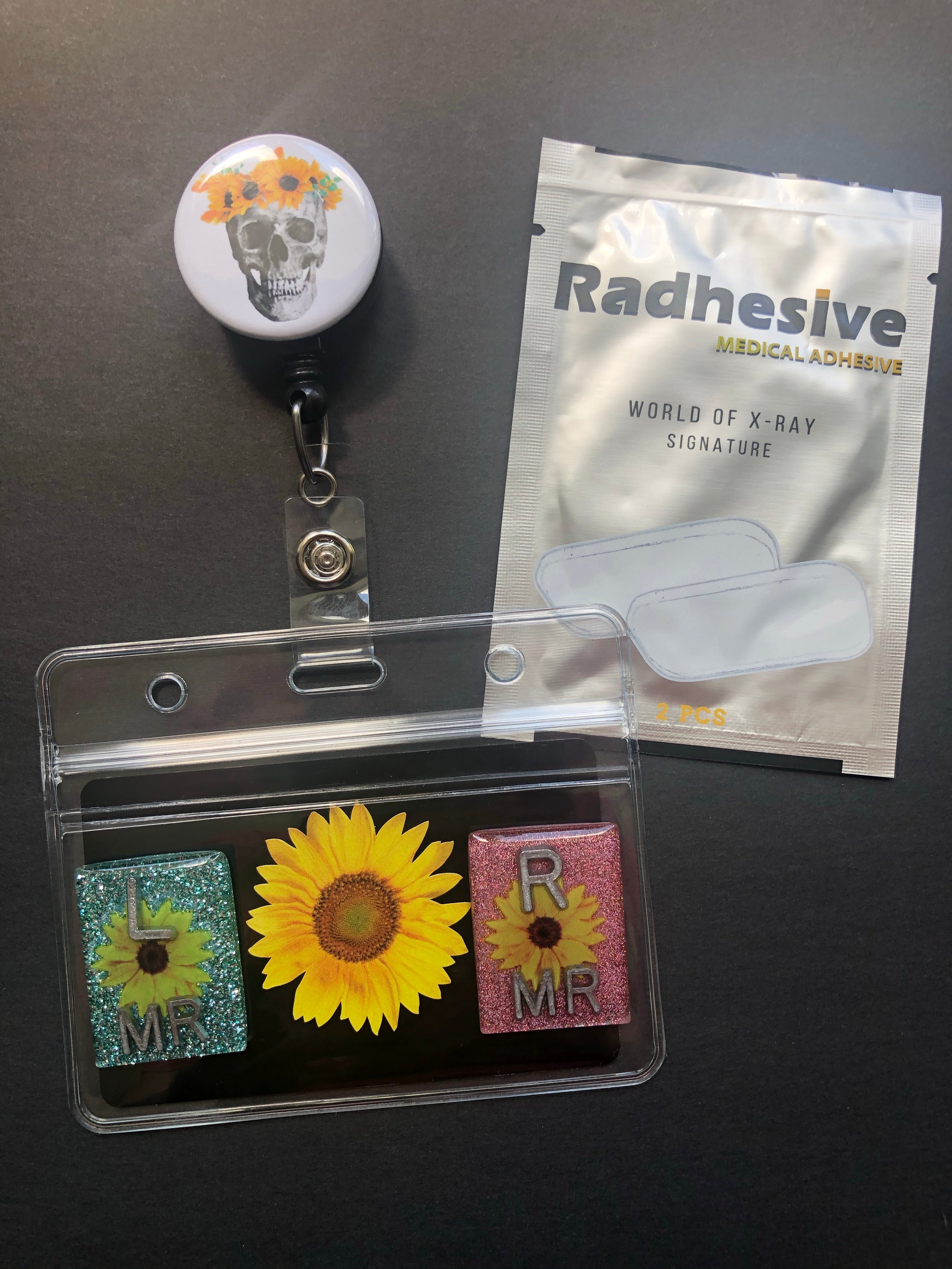 Sunflower Xray Bundle, Xray Markers, Badge Reel, Marker Holder, Radhes –  Alisha Goes Crafty