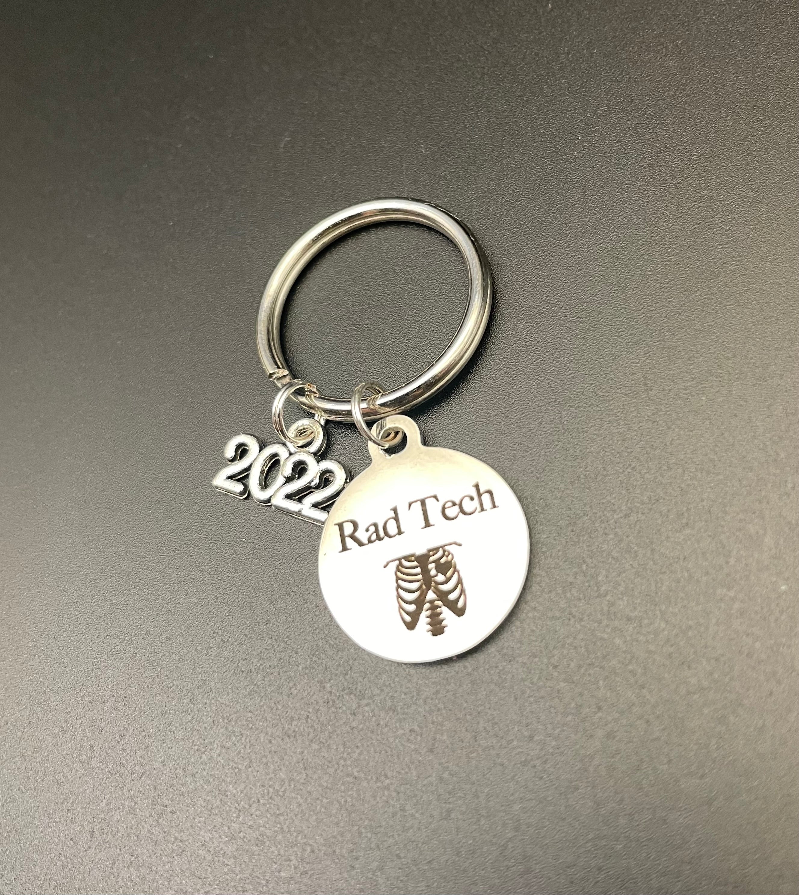 Rad Tech Graduation Gift, 2022, X-ray Tech Keychain, Radiology, X-Ray Tech