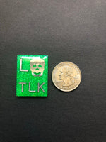 Silver Skull Xray Markers, With 2 or 3 Initials, Rectangle, Glitter