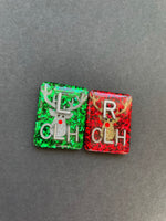 Reindeer Xray Markers, With 2 or 3 Initials, Christmas Xray Markers, Holiday Xray Markers