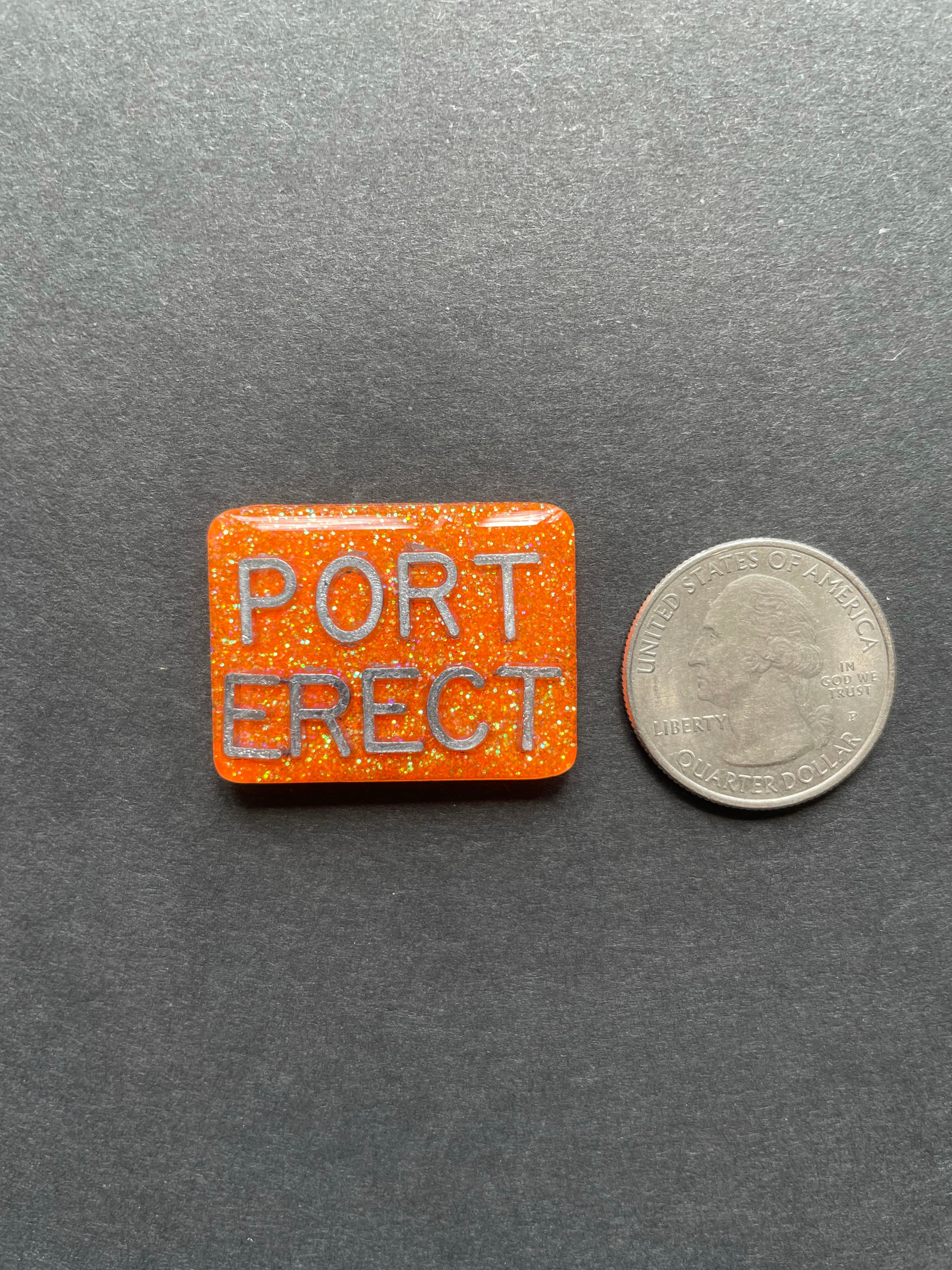 PORT ERECT Xray Marker, Portable, Upright, Rectangle, Glitter, Mobile