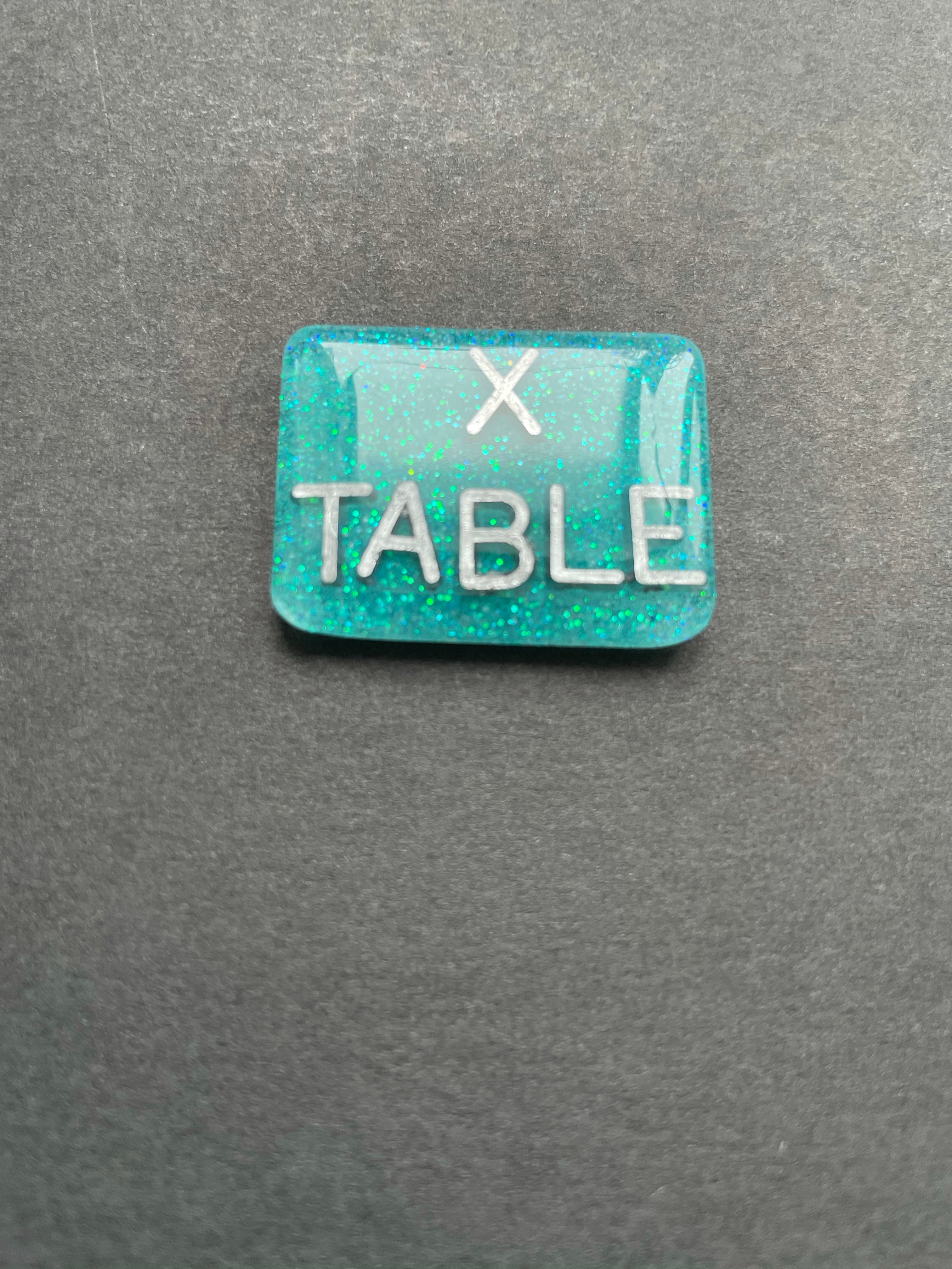 Cross Table Xray Marker, X Table Xray Markers, X-Table, Glitter, Rectangle, Word Xray Markers, Projection, Position