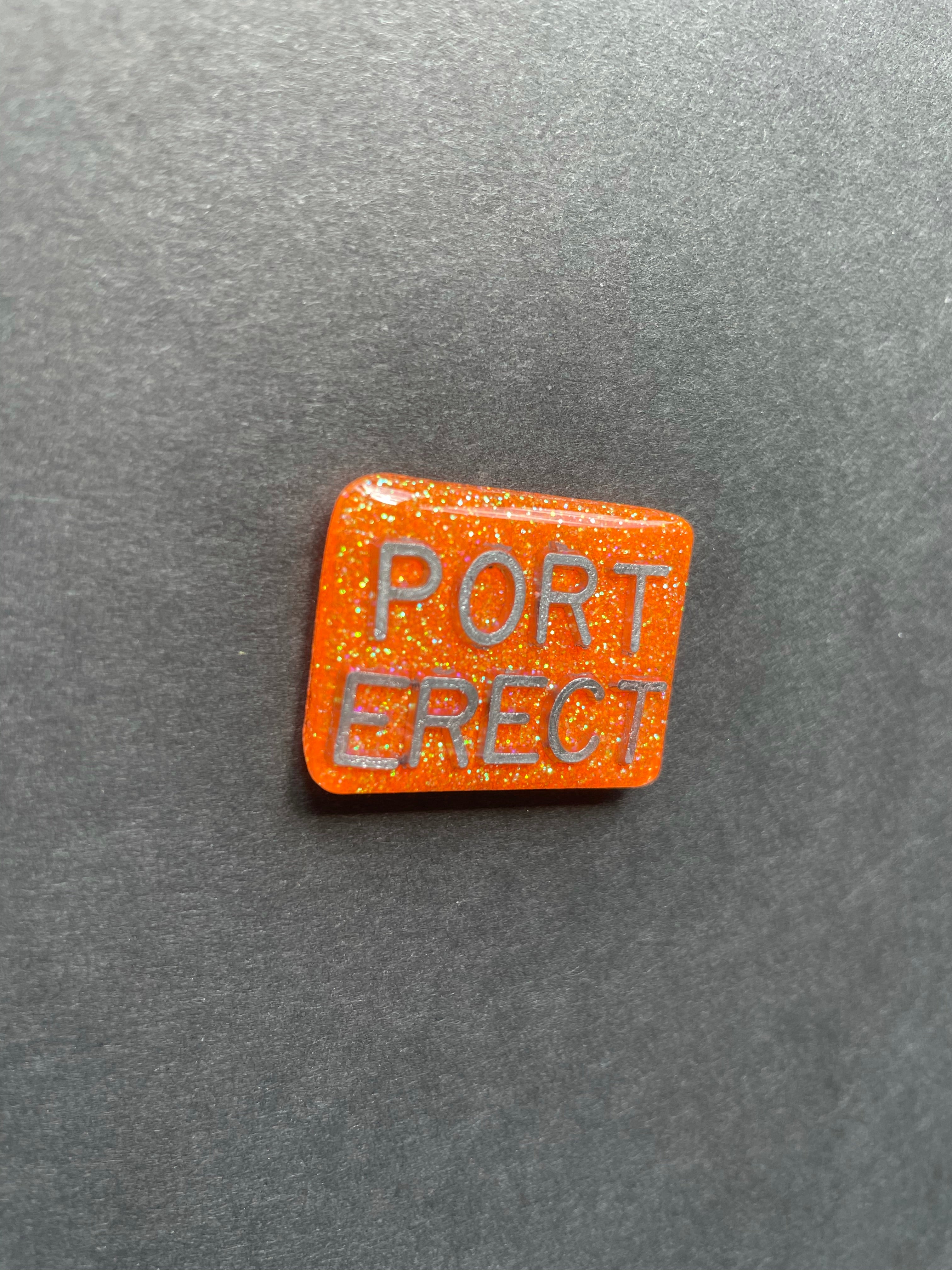 PORT ERECT Xray Marker, Portable, Upright, Rectangle, Glitter, Mobile