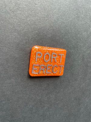 PORT ERECT Xray Marker, Portable, Upright, Rectangle, Glitter, Mobile