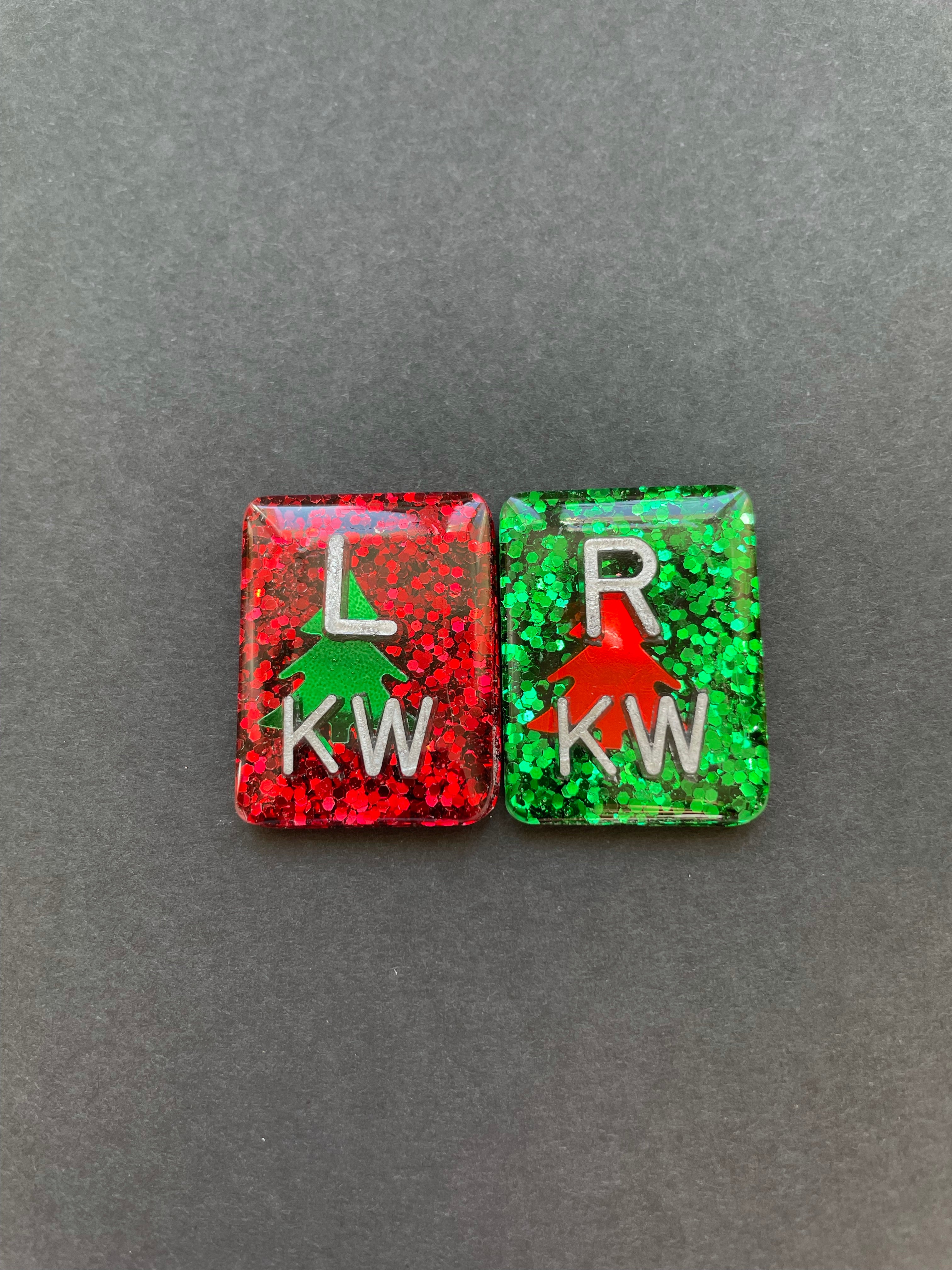 Christmas Tree Xray Markers, With 2 or 3 Initials, Christmas Xray Markers, Holiday Xray Markers