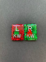 Christmas Tree Xray Markers, With 2 or 3 Initials, Christmas Xray Markers, Holiday Xray Markers