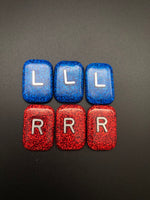 3 Sets of Generic Xray Markers, No Initials, Special Price, Blue and Red