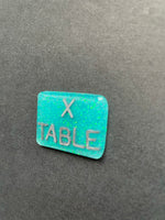 Cross Table Xray Marker, X Table Xray Markers, X-Table, Glitter, Rectangle, Word Xray Markers, Projection, Position