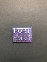 Portable Upright Xray Marker with Initials, Portable, Erect, Rectangle, Glitter, Mobile