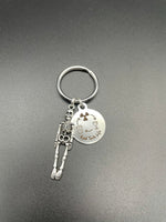 Rad Tech Life Keychain, Radiology, Graduation, Skeleton, Xray Tech, Skull, Gift, Funny, Coffee, Wine, Repeat