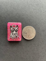 German Shepherd Xray Markers, With 2 or 3 Initials, Rectangle, Glitter, Dog