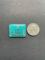 Cross Table Xray Marker, X Table Xray Markers, X-Table, Glitter, Rectangle, Word Xray Markers, Projection, Position