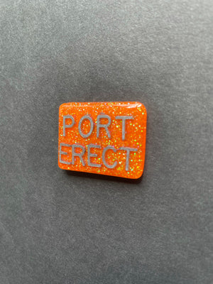 PORT ERECT Xray Marker, Portable, Upright, Rectangle, Glitter, Mobile