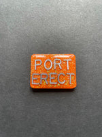 PORT ERECT Xray Marker, Portable, Upright, Rectangle, Glitter, Mobile