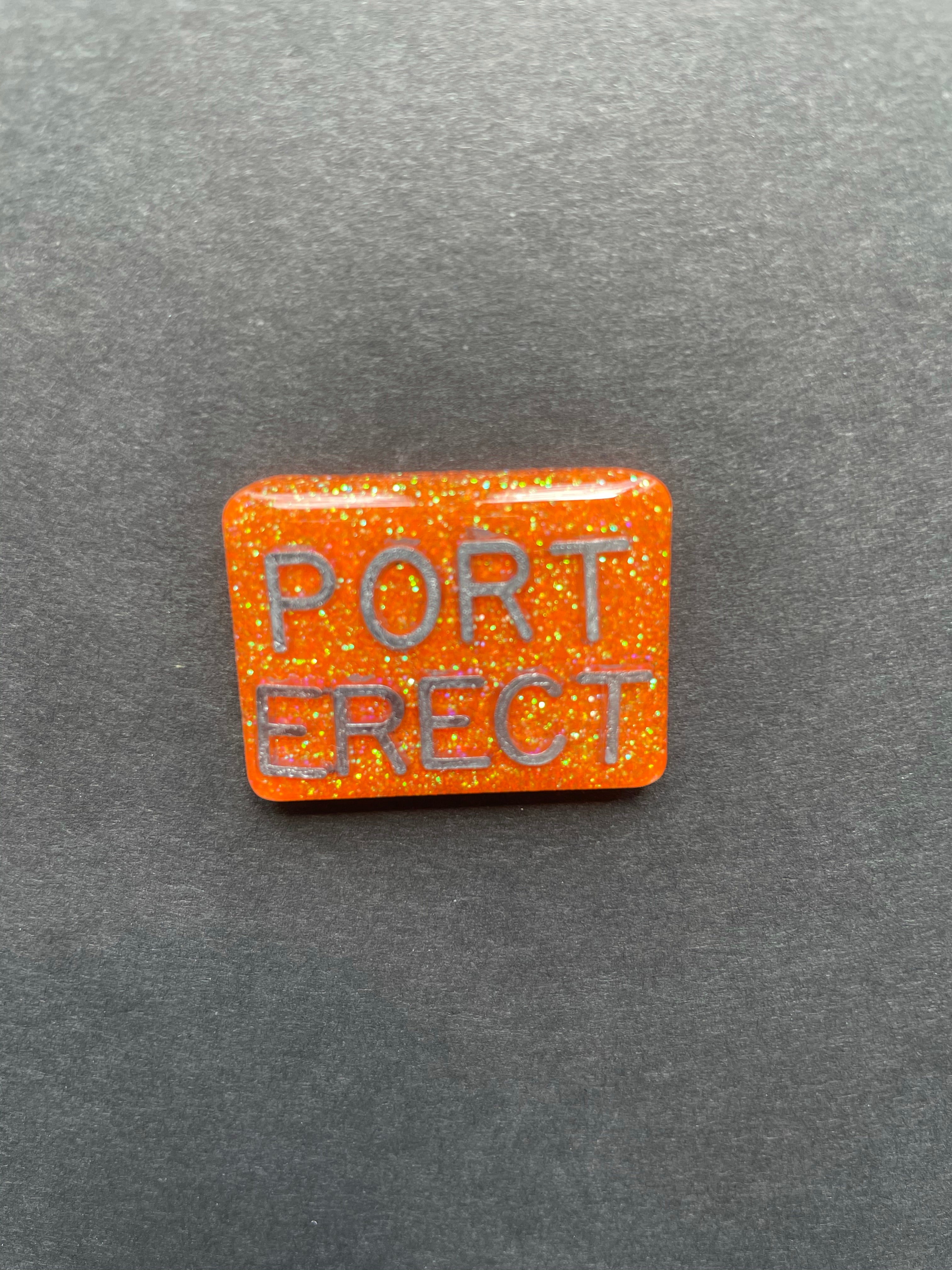 PORT ERECT Xray Marker, Portable, Upright, Rectangle, Glitter, Mobile