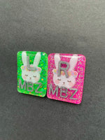 Bunny Xray Markers, Easter, Spring, Flowers, With 2 or 3 Initials