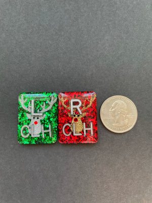 Reindeer Xray Markers, With 2 or 3 Initials, Christmas Xray Markers, Holiday Xray Markers